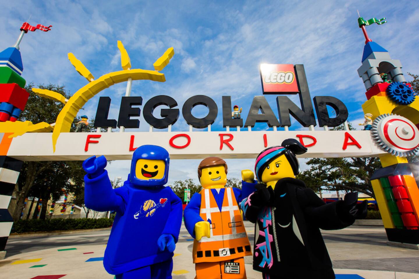 LEGOLAND Florida entrance, one of many nearby attractions